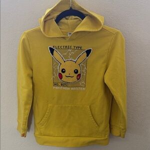 Old Navy Kids Yellow Pikachu Hoodie